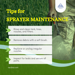 Tips for Sprayer maintenance