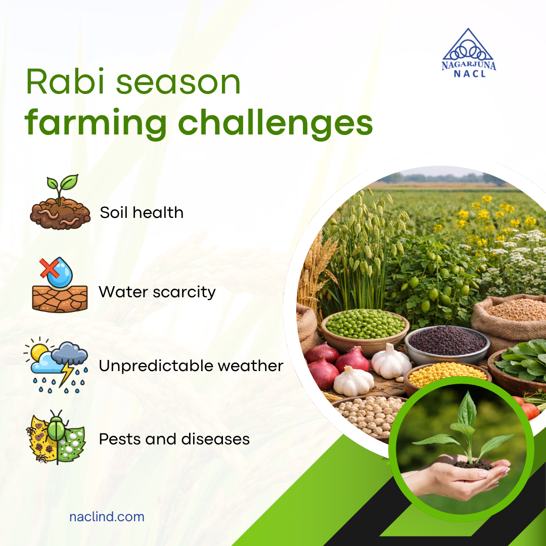 Rabi season farming challenges
