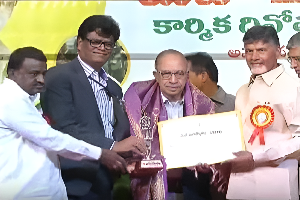NACL Industries Ltd has bagged the ‘Best Management Award’ from Government of Andhra Pradesh for 2018