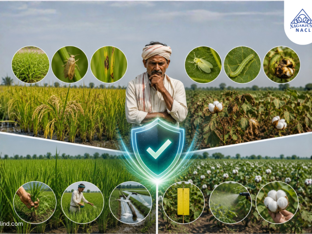 Weeds, Pests & Diseases: the Triple Threat to Paddy and Cotton Crops and How to Prevent it